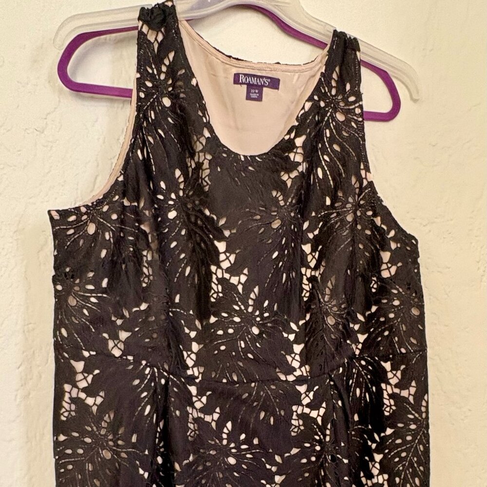 Roaman's 22W little black dress